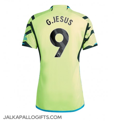 Arsenal Gabriel Jesus #9 Vieraspaita 2023-24 Lyhythihainen